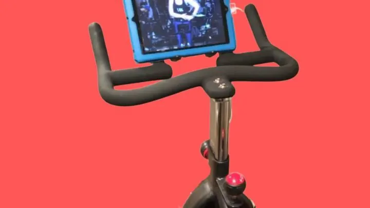 sunny spin bike with ipad