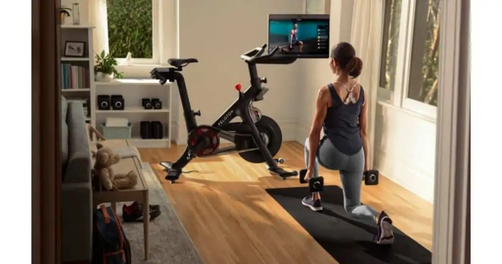 peloton bike plus swivel screen