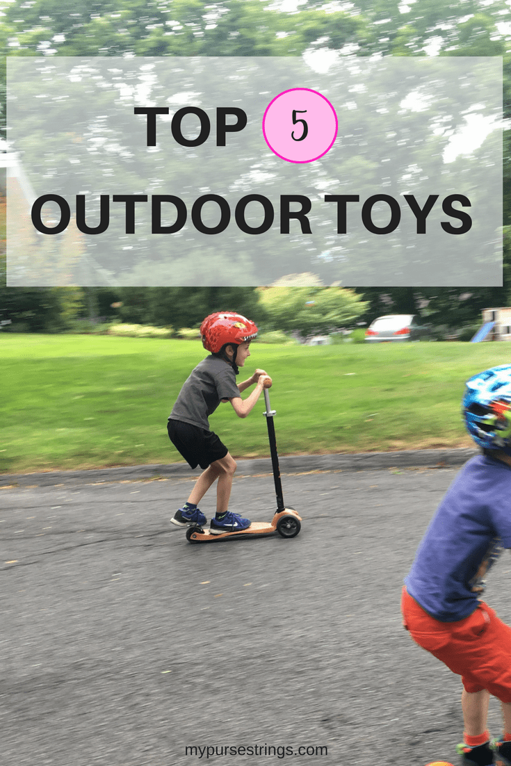 Want to get your children outside enjoying the nice weather? This is the ultimate list of outdoor toys to make any kid happy. And, they will use these toys year after year!