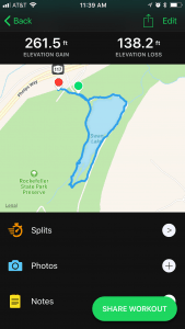 fitiv pulse outdoor walk gps route