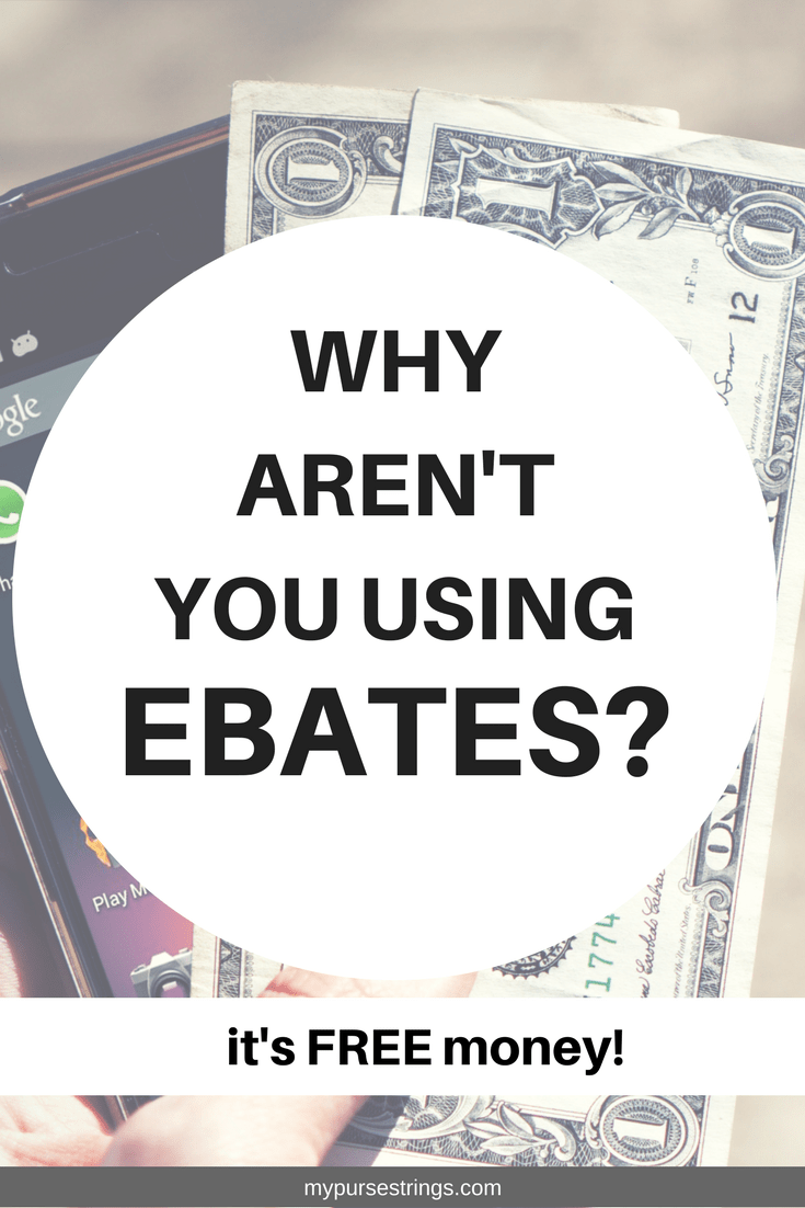Every time you shop, you should be using Ebates. Period. It's like free money. I've gotten back hundreds of dollars each year. #Ebates #savings #shopping #apps