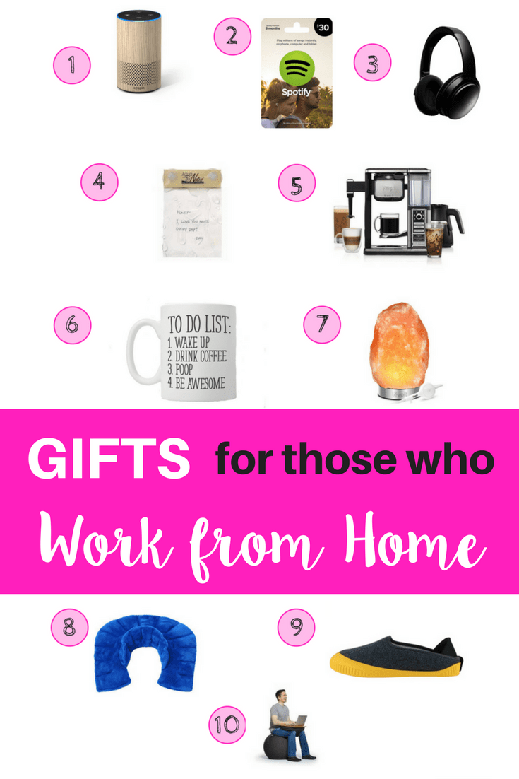 The ultimate gift guide when you are shopping for someone who works from home. Great gifts that they will actually use. #gifts #momlife #WAHM