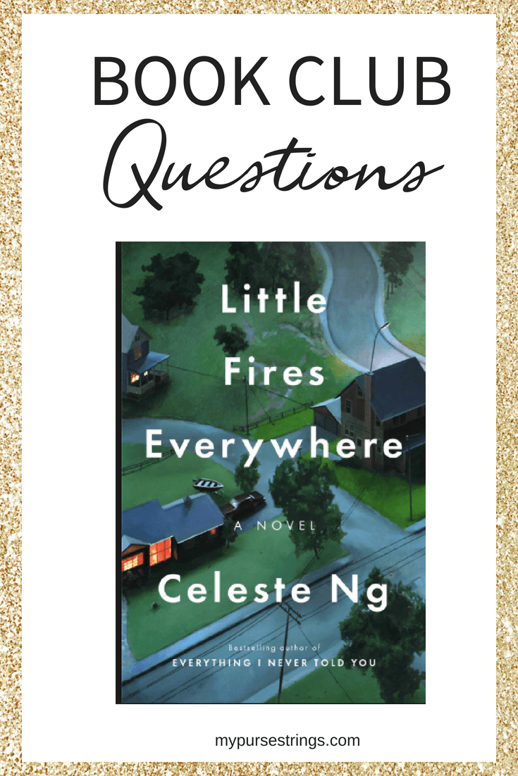 98 List All The Little Fires Book Club Questions for business