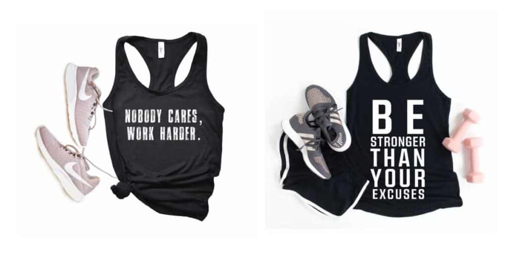 motivational workout shirts