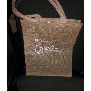 oprah 2020 vision tour burlap tote swag bag