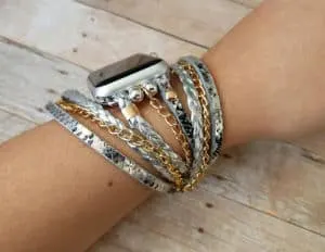 boho braided chain apple watch band