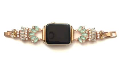 beaded dressy apple watch band