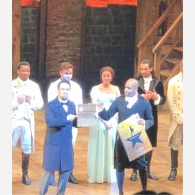 Lin-Manuel Miranda and Daniel Breaker