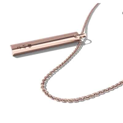 komuso necklace rose gold