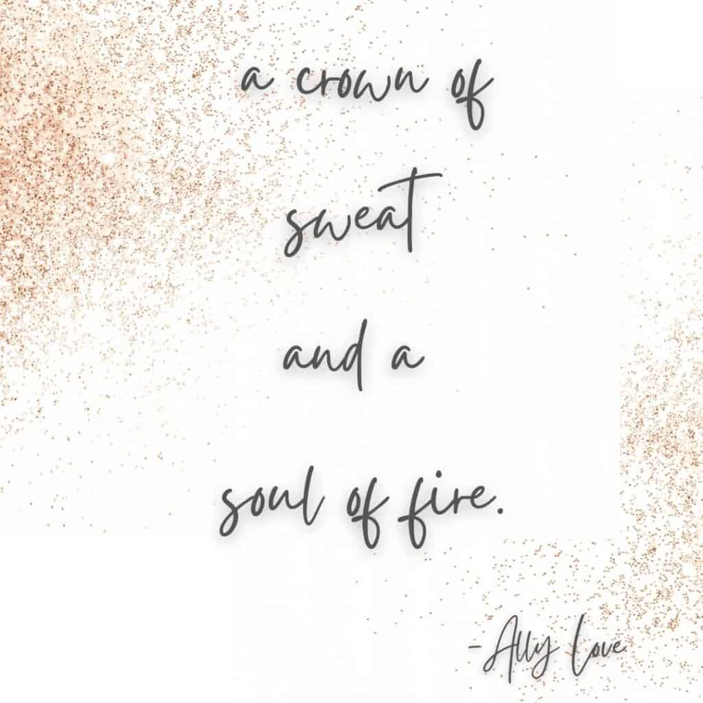 ally love crown quote