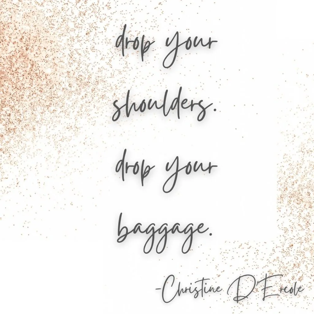 christine d'ercole baggage quote