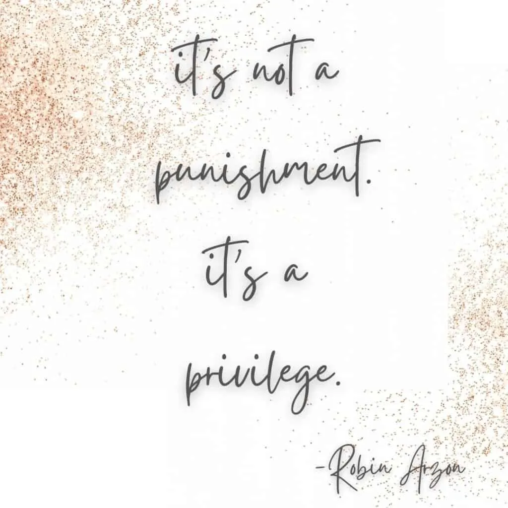 robin arzon punishment quote