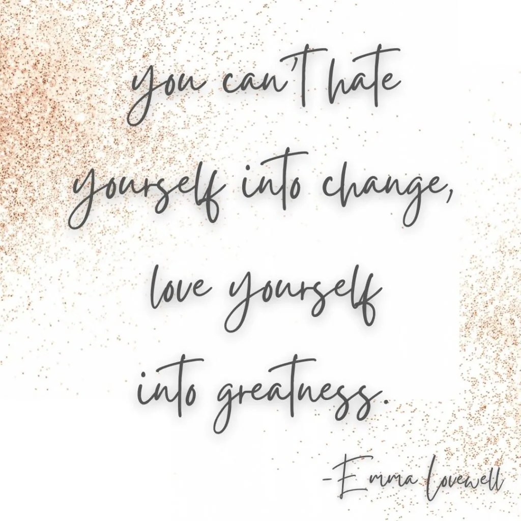 emma lovewell love yourself quote