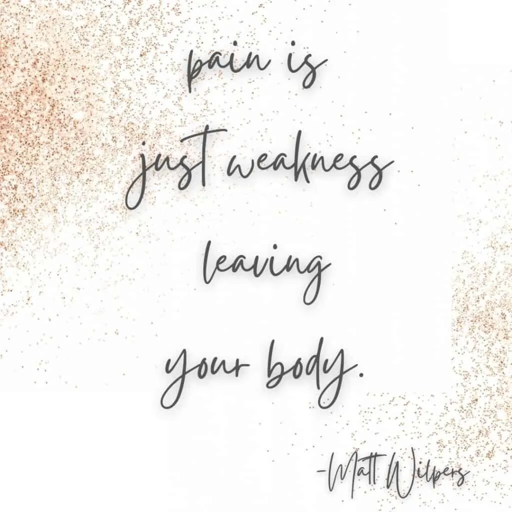 matt wilpers pain quote