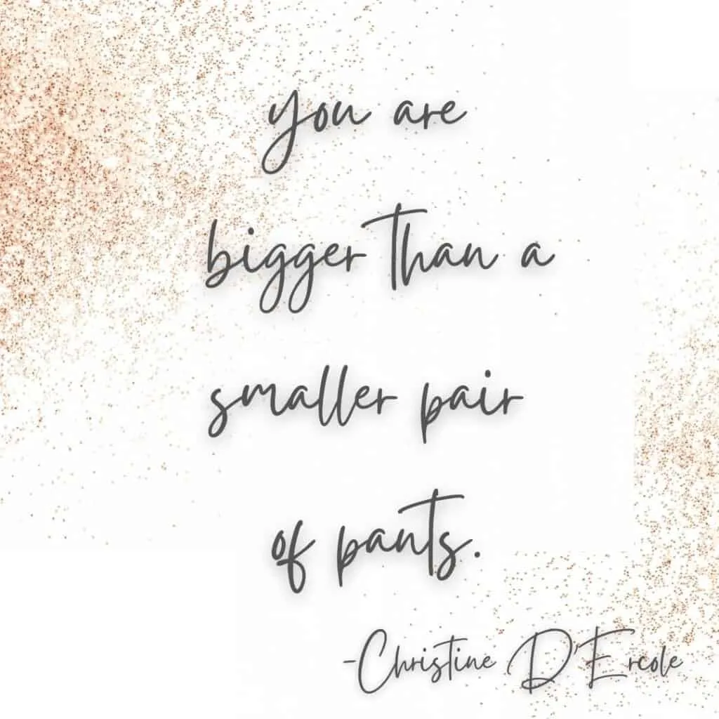 christine d'ercole pants quote