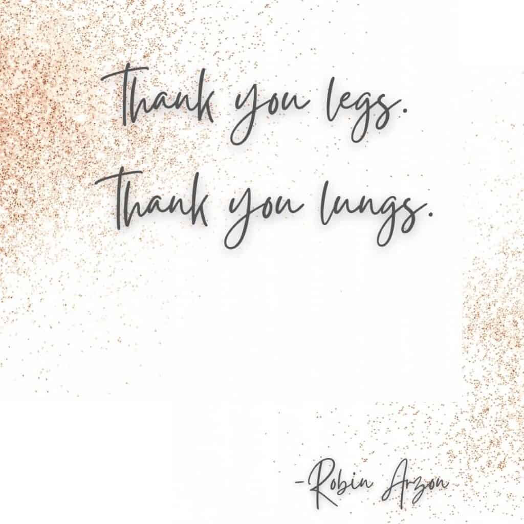 robin arzon thank you quote