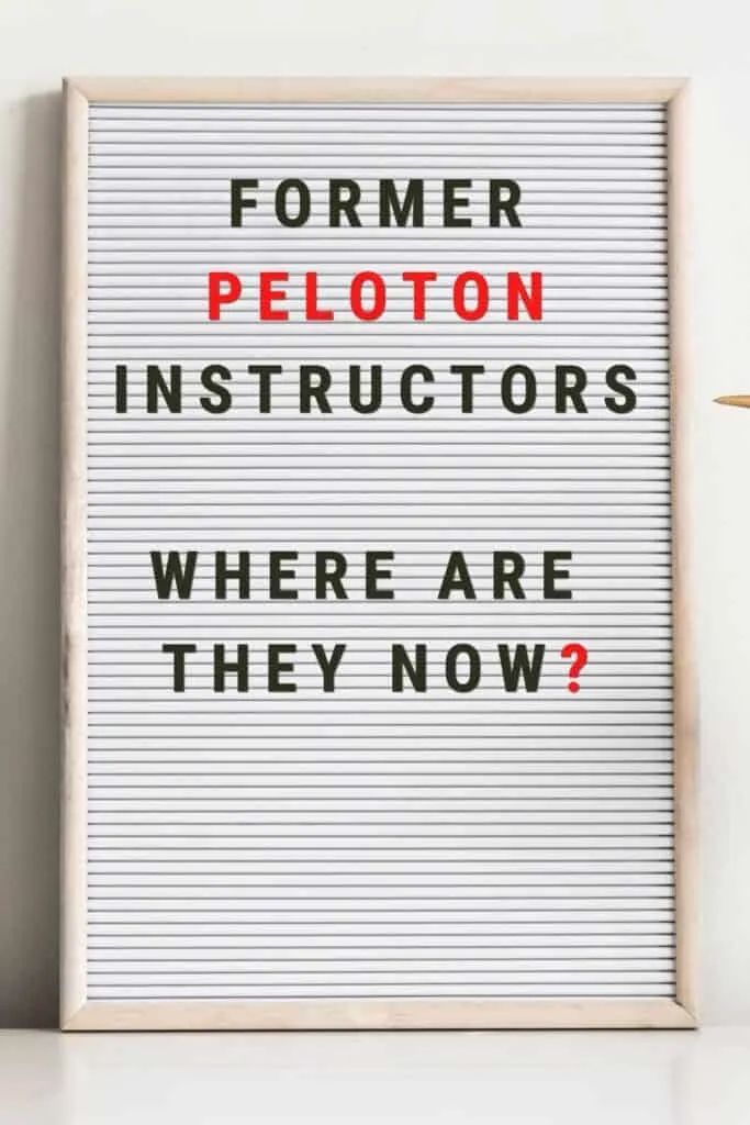 Former Peloton Instructors Where are they now?