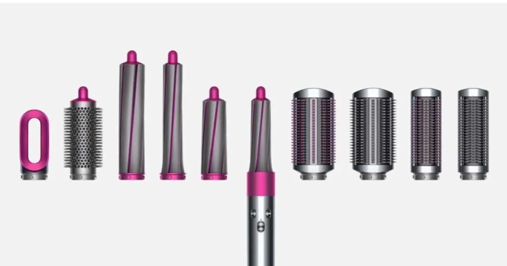 Dyson airwrap accessories top