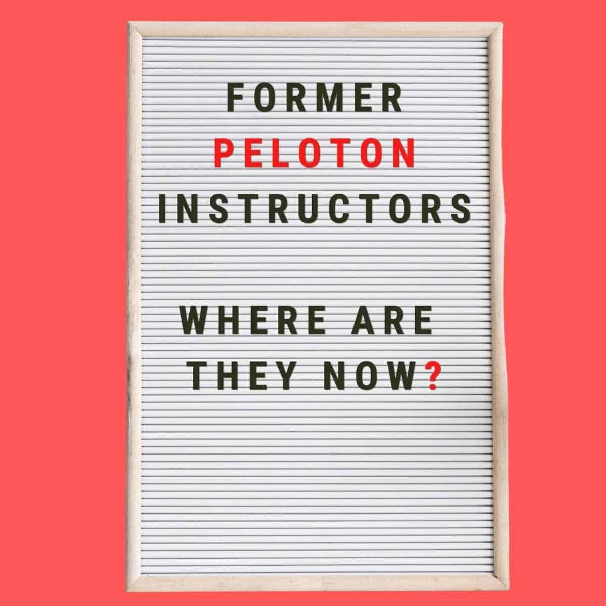 Former Peloton Instructors: Where are they now? - MyPurseStrings.com