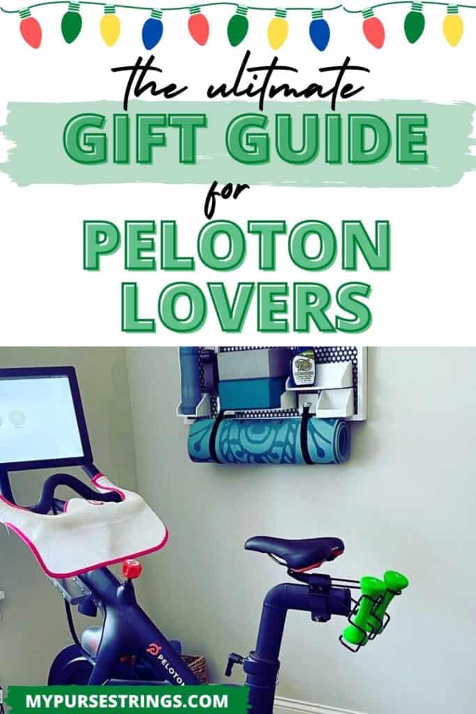 holiday lights and peloton
