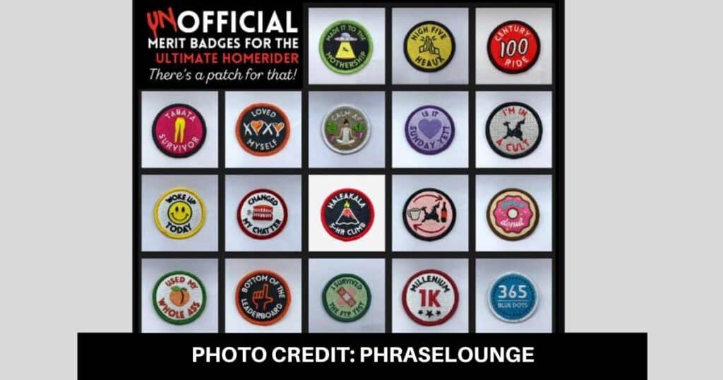 funny peloton patches