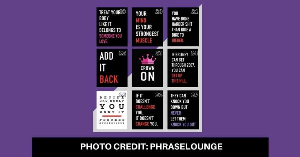 peloton instructor quote posters