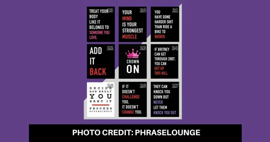 peloton instructor quote posters