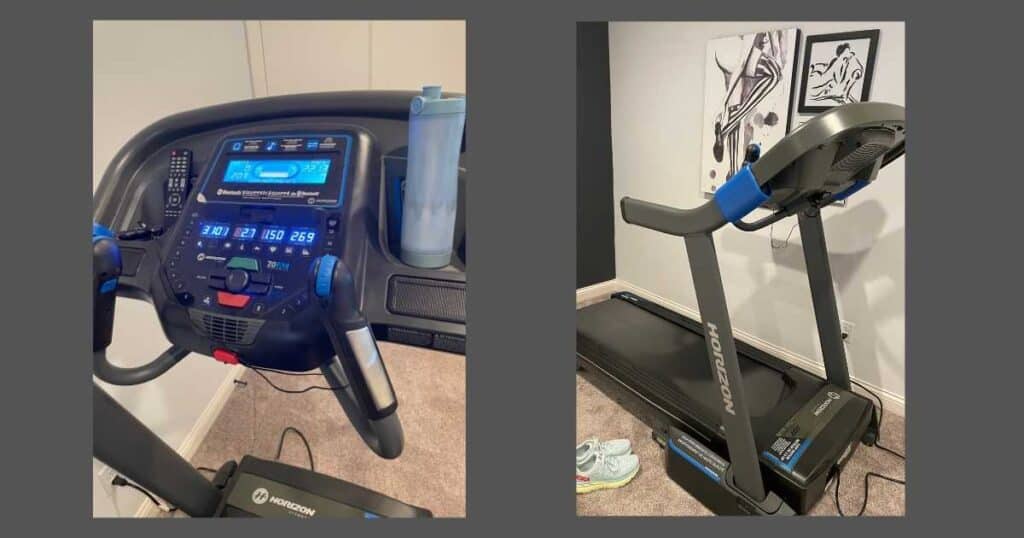 Horizon 7.0 AT treadmill console