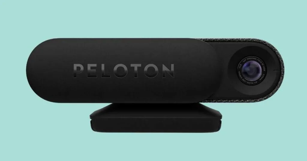 Peloton Guide camera light blue background