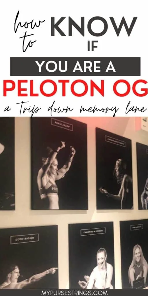 peloton instructors how to know if you're a peloton og