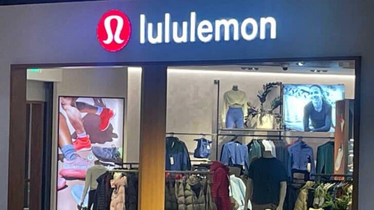 Lululemon store sign