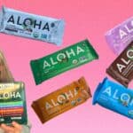 aloha bars woman holding box