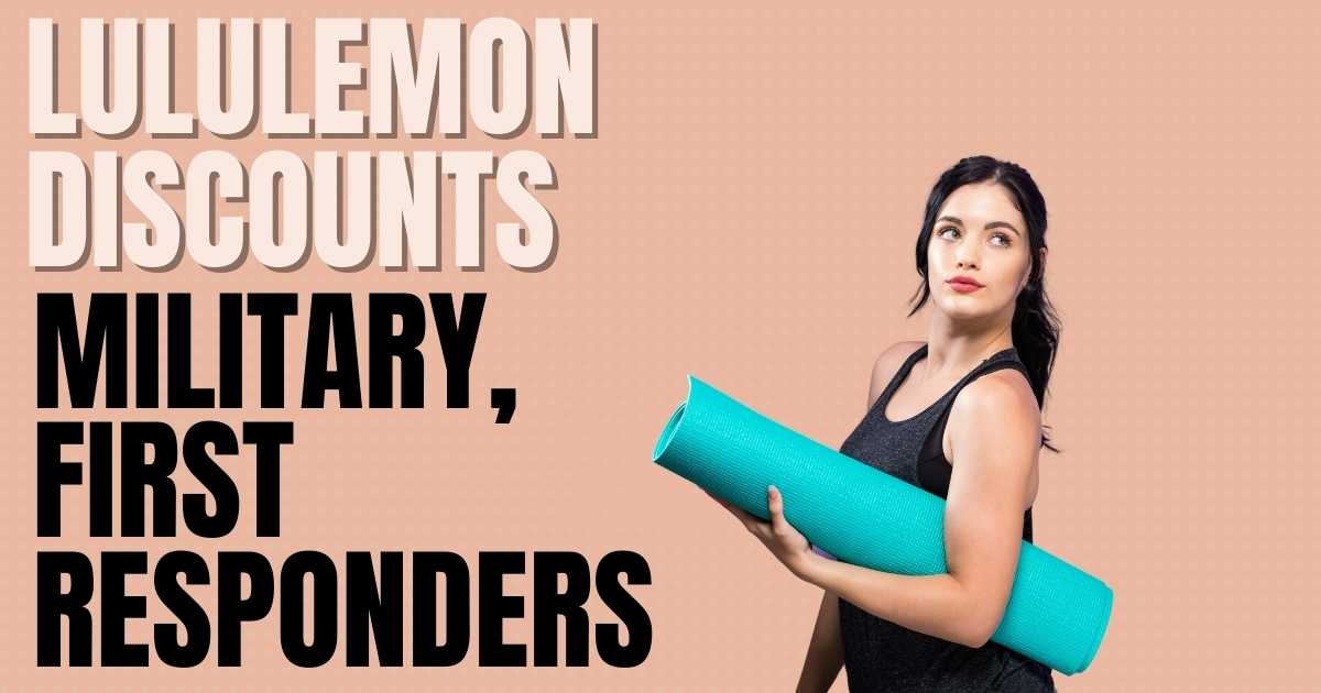 how to get lululemon military discount online