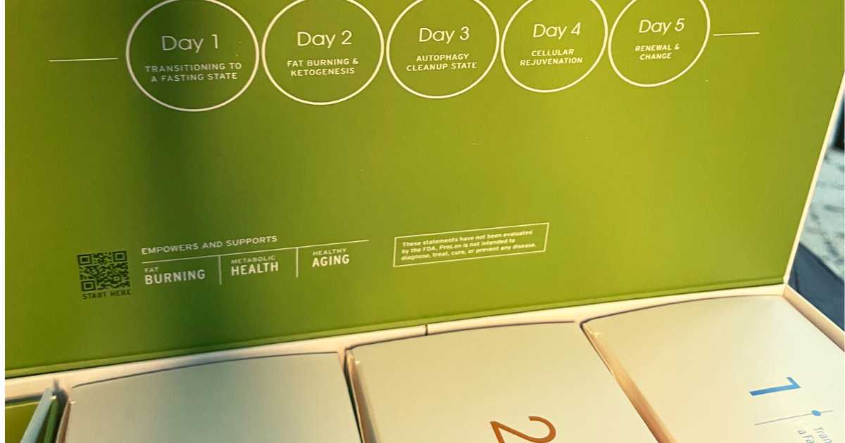 ProLon Fasting Nutrition Program -The 5-Day Fast With Food Prolon FMD
