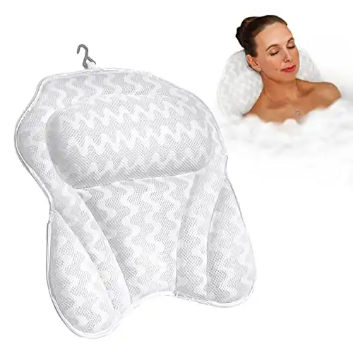 Bath Haven Bath Pillow, Support your Neck & Back