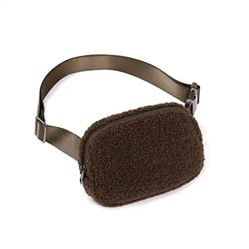 Belt Bag with Adjustable Strap, Fleece