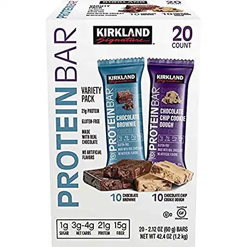 Kirkland Signature Protein bar variety pack, 20 Count