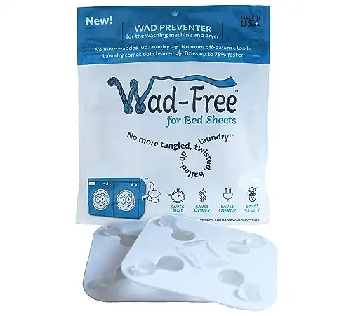 Wad-Free - Bed Sheet Detangler, 2 pack