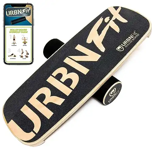 URBNFit Wooden Balance Board Trainer