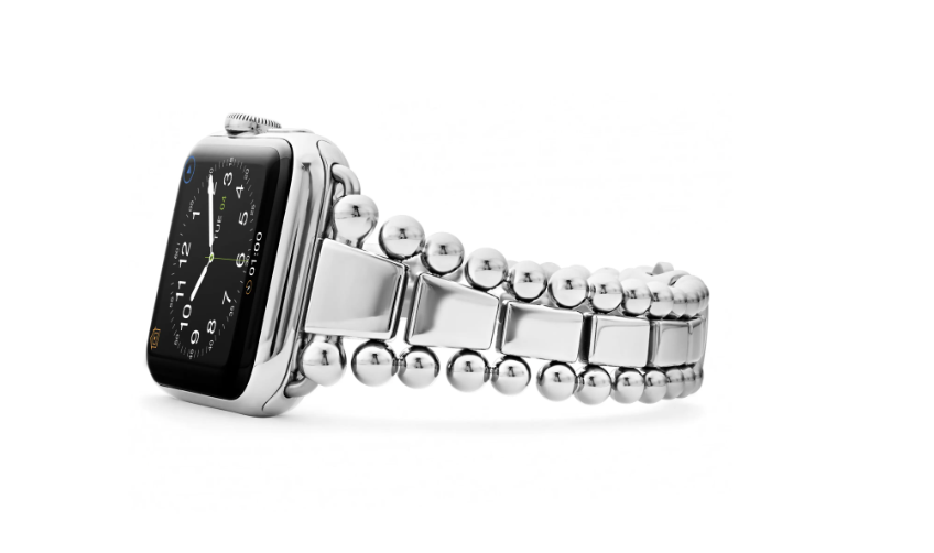 Lagos Smart Caviar Stainless Steel Apple Watch Watchband